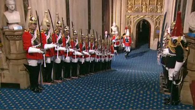 Staircase Party of the Household Cavalry